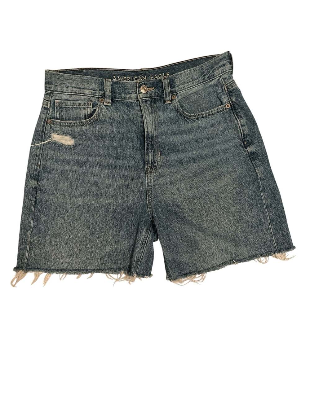 American Eagle High-Rise Denim Cutoff Shorts (FB1)
